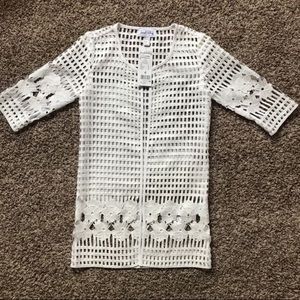 Spring Joseph Ribkoff White Cover Up Pour Dame LDS